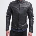 #68 CASACA/CHAQUETA DE CUERO ACOLCHADO BRAZOS SKIN LOW