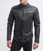 #68 CASACA/CHAQUETA DE CUERO ACOLCHADO BRAZOS SKIN LOW
