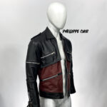 #92 CASACA/CHAQUETA DE CUERO ENEMY LOW