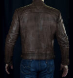 #78 CASACA/CHAQUETA DE CUERO JACKET COCONUT ARMS - Image 3