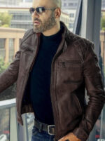 #78 CASACA/CHAQUETA DE CUERO JACKET COCONUT ARMS