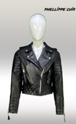 #10 CASACA/CHAQUETA DE CUERO JACKET BIKER STAR ROCK - Image 17