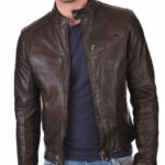#77 CASACA/CHAQUETA DE CUERO JACKET ARM STRAPS