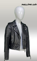 #10 CASACA/CHAQUETA DE CUERO JACKET BIKER STAR ROCK - Image 18