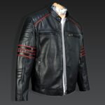 #62 JACKET DETALLE BRAZO ROJO