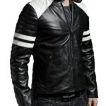 #13 Jacket Moto Black white