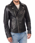 #22 jacket BIKER cierre lateral