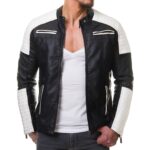 #25 jacket urbano black white stilo
