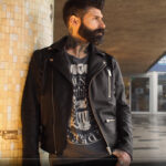 #30 Jacket biker moto stilo cierre #10