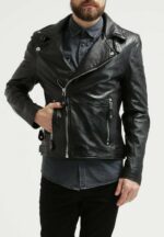 #49 jacket Biker slim corte low