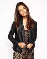 #08 CASACA/CHAQUETA DE CUERO JACKET BIKER BASIC