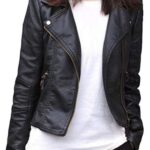 #17 CASACA/CHAQUETA DE CUERO JACKET BIKER CLASIC BASICA