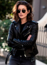 #20 CASACA/CHAQUETA DE CUERO JACKET BIKER CLASICA