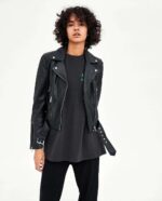 #30 CASACA/CHAQUETA DE CUERO JACKET BIKER MODA 2023 CLASIC - Image 2