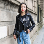 #31 CASACA/CHAQUETA DE CUERO JACKET BIKER CLASIC ESTILO