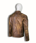 #87 CASACA/CHAQUETA DE CUERO JACKET MARRON VINTAGE EDICION ESPECIAL - Image 4