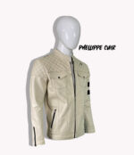 #89 CASACA/CHAQUETA DE CUERO JACKET HUESO BLACK - Image 9