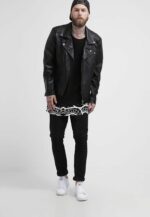 #51 jacket biker acolchado en hombros - Image 3