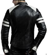#13 Jacket Moto Black white - Image 3