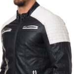 #25 jacket urbano black white stilo - Image 3