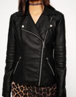 #08 CASACA/CHAQUETA DE CUERO JACKET BIKER BASIC - Image 2