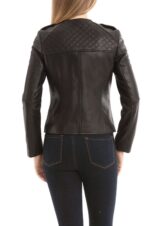 #09 CASACA/CHAQUETA DE CUERO JACKET coconut padded - Image 2