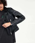 #30 CASACA/CHAQUETA DE CUERO JACKET BIKER MODA 2023 CLASIC - Image 3