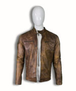 #87 CASACA/CHAQUETA DE CUERO JACKET MARRON VINTAGE EDICION ESPECIAL - Image 5