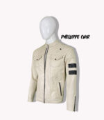 #89 CASACA/CHAQUETA DE CUERO JACKET HUESO BLACK - Image 8