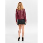 #39 CASACA/CHAQUETA DE CUERO JACKET CLASICA VINO - Image 3