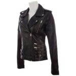 #11 CASACA/CHAQUETA DE CUERO JACKET BIKER ROCKERA - Image 3