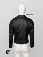 #23 CASACA/CHAQUETA DE CUERO JACKET BIKER MODA DOBLE CORREA - Image 9