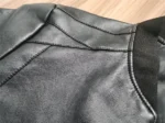 #99 CASACA/CHAQUETA DE CUERO JACKET RIB PRETINA + CUELLO - Image 4