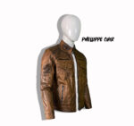 #79 CASACA/CHAQUETA DE CUERO JACKET CAMELL MATIZADO - Image 6