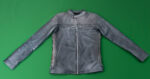 #91 CASACA/CHAQUETA DE CUERO VINTAGE GRAY EDICION ESPECIAL - Image 7