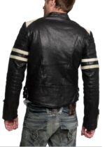 #13 Jacket Moto Black white - Image 4
