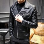 #41 Jacket biker slim estilo urbano - Image 4