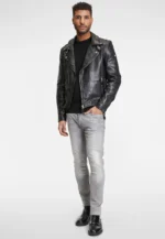 #49 jacket Biker slim corte low - Image 9