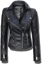 #60 CASACA/CHAQUETA DE CUERO JACKET BIKER MOTO ROCKERA MODA 2024 - Image 2