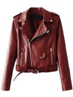 #31 CASACA/CHAQUETA DE CUERO JACKET BIKER CLASIC ESTILO - Image 5