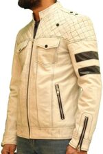 #89 CASACA/CHAQUETA DE CUERO JACKET HUESO BLACK - Image 3