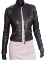 #65 CASACA/CHAQUETA DE CUERO JACKET BACK CLOSURE - Image 5