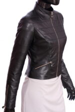 #65 CASACA/CHAQUETA DE CUERO JACKET BACK CLOSURE