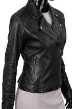 #62 CASACA/CHAQUETA DE CUERO JACKET BIKER COCONUT SEWING - Image 3