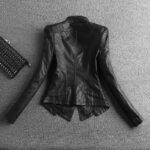 #22 CASACA/CHAQUETA DE CUERO JACKET BIKER MODA 2024 CORTE PRINCESA - Image 2