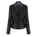 #52 CASACA/CHAQUETA DE CUERO JACKET BIKER BROOCHES - Image 3