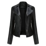 #52 CASACA/CHAQUETA DE CUERO JACKET BIKER BROOCHES