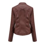 #50 CASACA/CHAQUETA DE CUERO JACKET  SHOULDER PINS - Image 3