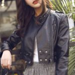 #26 CASACA/CHAQUETA DE CUERO JACKET CORTA AJUSTADA