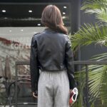 #26 CASACA/CHAQUETA DE CUERO JACKET CORTA AJUSTADA - Image 4